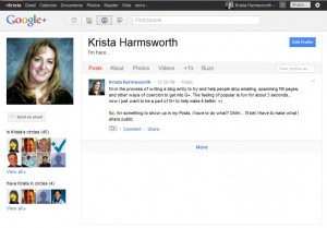 Krista Harmsworth on Google+